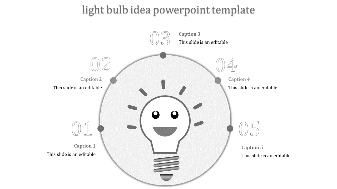 Affordable Light Bulb Idea PowerPoint Template Designs